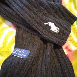 Polo by Ralph Lauren Black Scarf